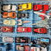 Vintage Matchbox carry case w/ 48 cars