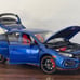 LCD Models 2020 Honda Civic FK8 Type R 1:18 Diecast Model Aegean Blue Metallic