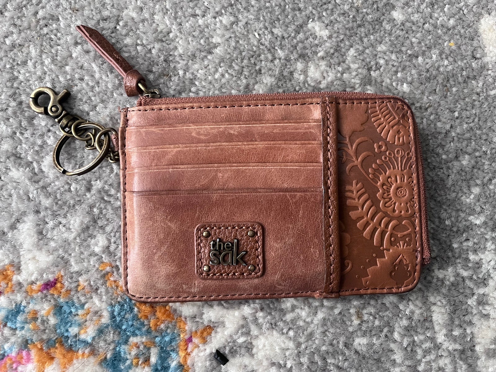 The sak iris card leather wallet sale
