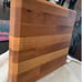 Maple and cherry wood cutting board