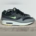 Nike Air Max 1 SE Future Swoosh Black Grey (CT1624-001) Men's Size 9.5