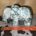 Druzy Moss Agate Elephant
