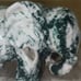 Druzy Moss Agate Elephant