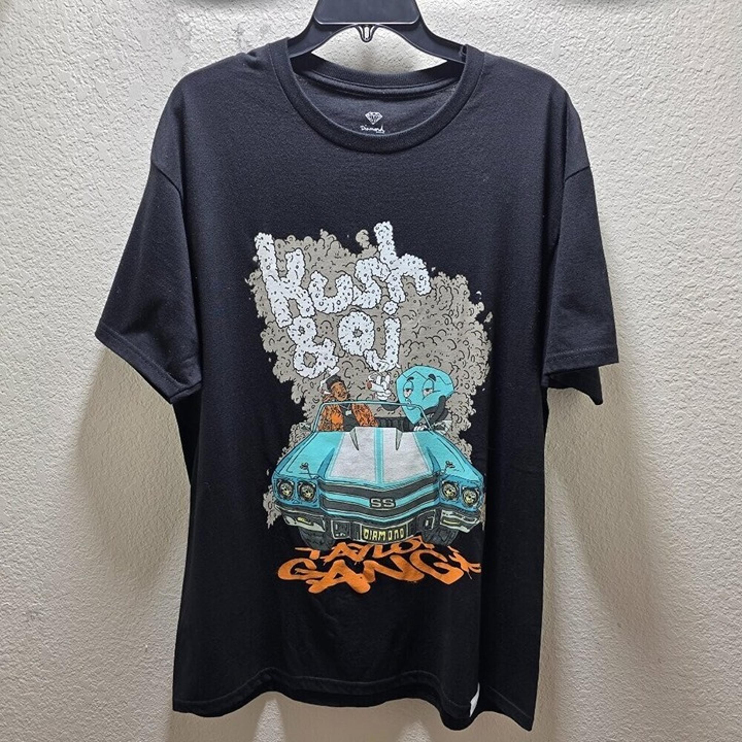 Diamond Supply Co Taylor Gang Kush and OJ Weedmaps T Shirt Black Mens XL