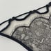 Agent Provocateur Pixxi Black Thong AP4 Large NWT 125
