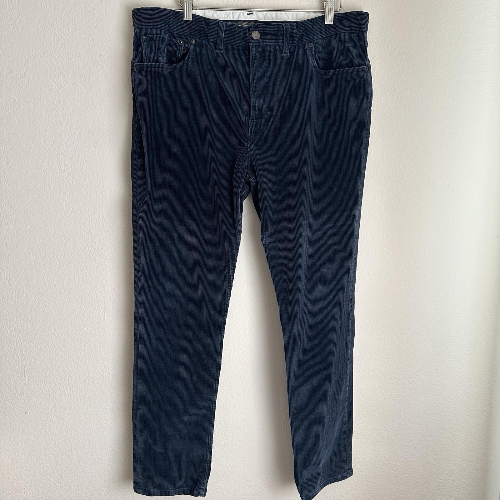 Polo Ralph Lauren Corduroy Pants Mens 38x32 Blue Straight Leg