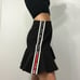 Pinko Amour Impossible Botox Gonna Crepe Bonded Mini Skirt Black Size IT 40
