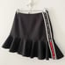 Pinko Amour Impossible Botox Gonna Crepe Bonded Mini Skirt Black Size IT 40