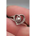 Kirsten Severin 925 Heart diamond ring SZ 7
