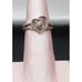 Kirsten Severin 925 Heart diamond ring SZ 7