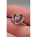 Kirsten Severin 925 Heart diamond ring SZ 7