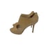 JIMMY CHOO Tan patent leather slingback sandals heals size 37