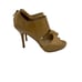JIMMY CHOO Tan patent leather slingback sandals heals size 37