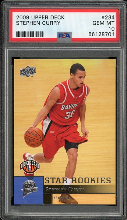 STEPHEN CURRY - 2009 Upper Deck #234 - PSA 10 - Rookie Card