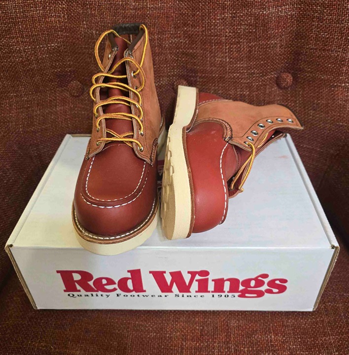 Red Wing 8819 (Size 8 D) 6 Moc Toe ORO RUSSET PORTAGE (NWB)