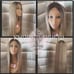 Sexy Human Ash Ombre Blonde Lace Wig