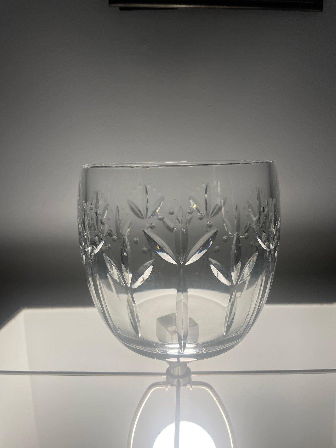 Vintage Tiffany & Co Crystal Vase Bowl 5.75 x 5.75