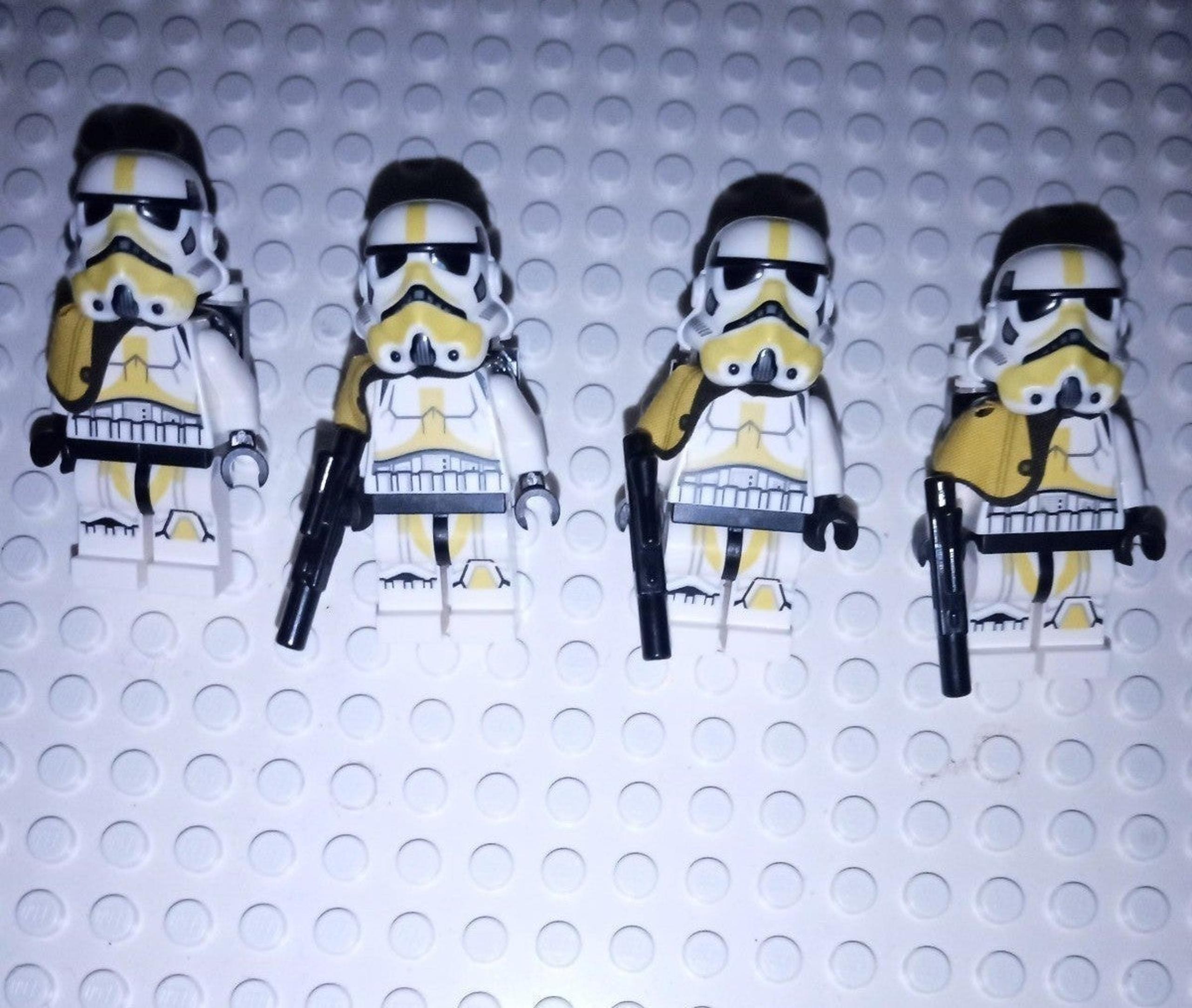 Lego Star Wars Artillery Clone Trooper Army Minifigure x4 Lot