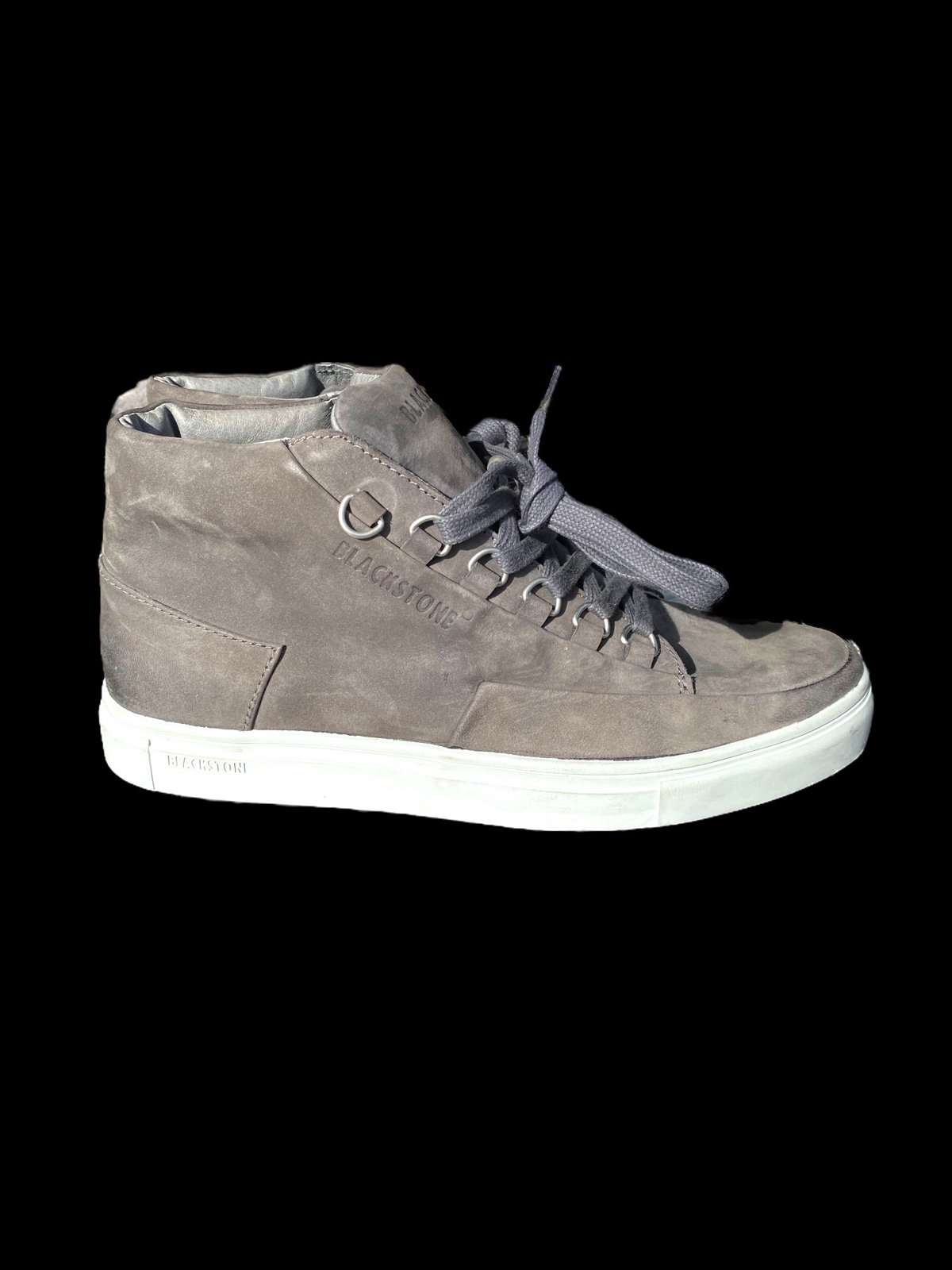 Blackstone Gray High-Top Sneakers