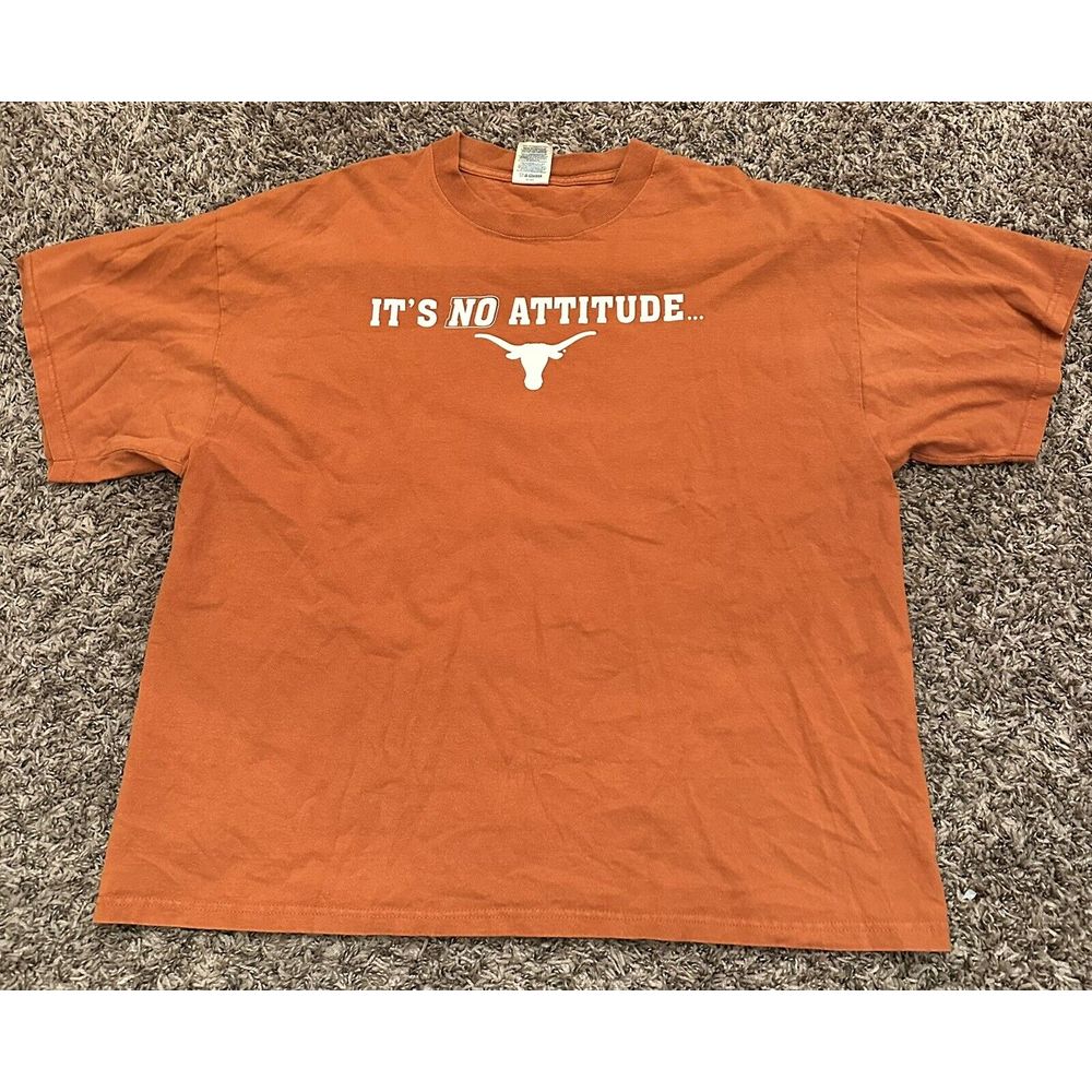 Y2K Delta Texas Longhorns Graphic T Shirt College Football Sz XL