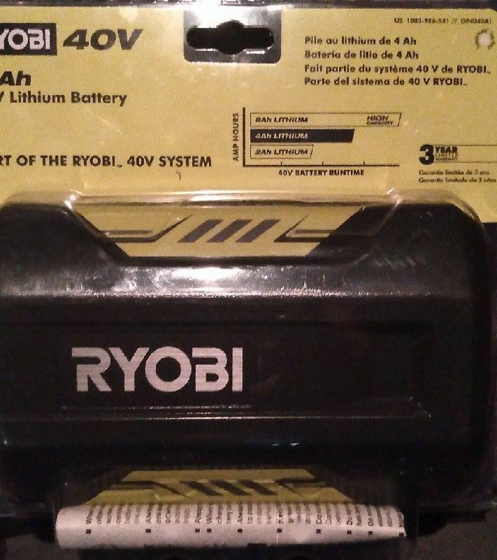 Ryobi 40v 4.0 Battery