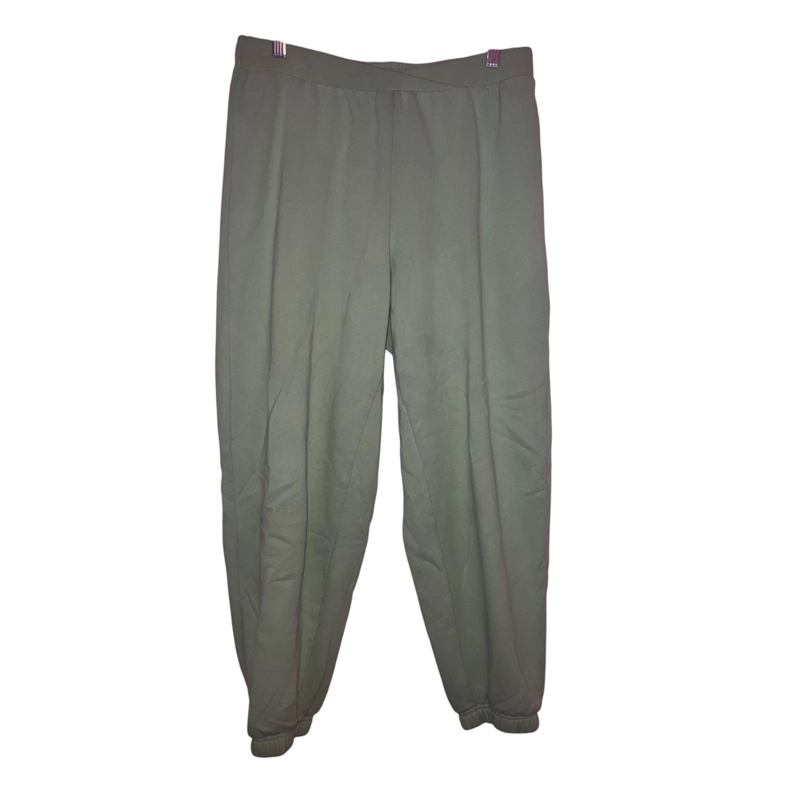 LA Hearts pacsun mint green fleece comfy joggers size medium