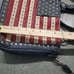 American Flag Studded Faux Leather Handbag By Montana West Conceal Carry Pocket