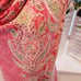 ATHLETA ORANGE PAISLEY TUNIC WITH DROP DOWN COLLAR