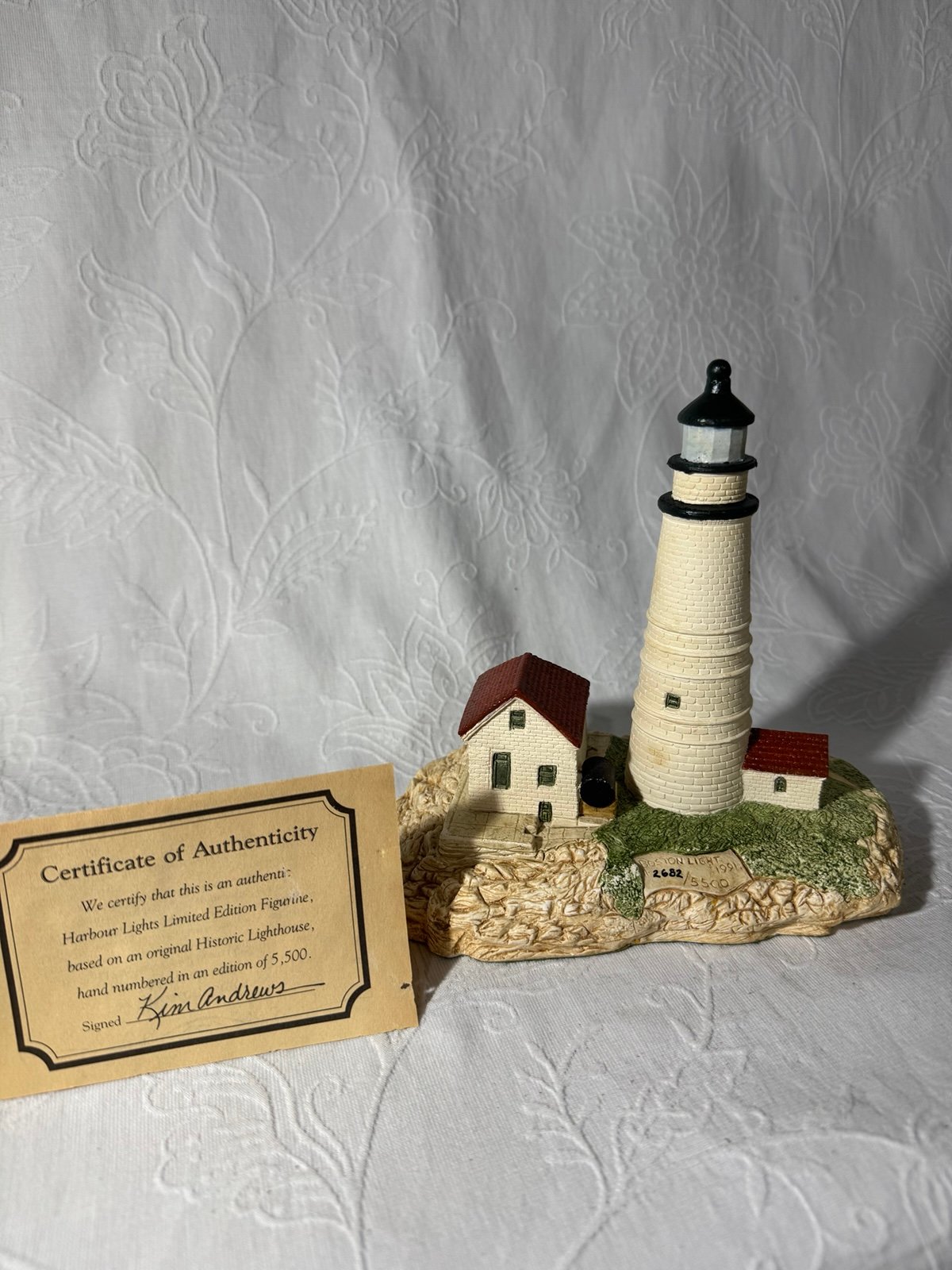 Harbour Lights Boston Harbor Lighthouse #117 Numbered