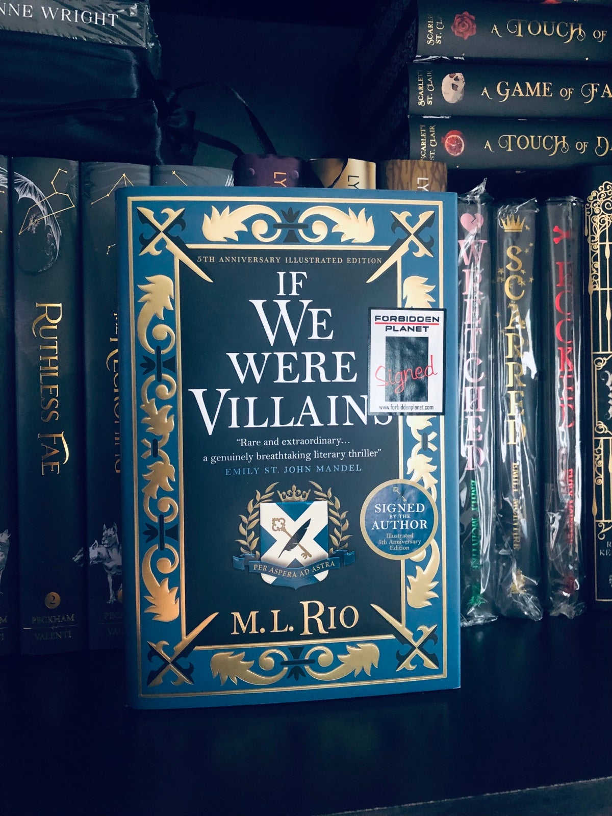Limited Special Signed Edition If We Were Villains M L Rio