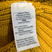 J Crew Sweater Womens Medium Yellow 1988 Rollneck Cotton Blend Preppy Minimal
