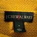 J Crew Sweater Womens Medium Yellow 1988 Rollneck Cotton Blend Preppy Minimal