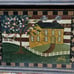 Hand Painted Rustic Scene Wooden Stash Box with Lid