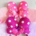 Disney Minnie Mouse Ears Headband and Earrings Set, Pink and Purple, Pair of 2
