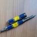 Monteverde Regatta Fountain Pen - Blue / Yellow - Stub Nib