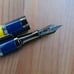 Monteverde Regatta Fountain Pen - Blue / Yellow - Stub Nib