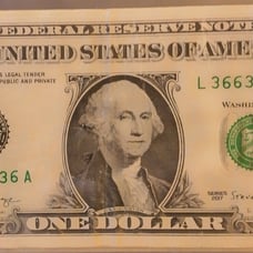One dollar rare bank note 3363333336