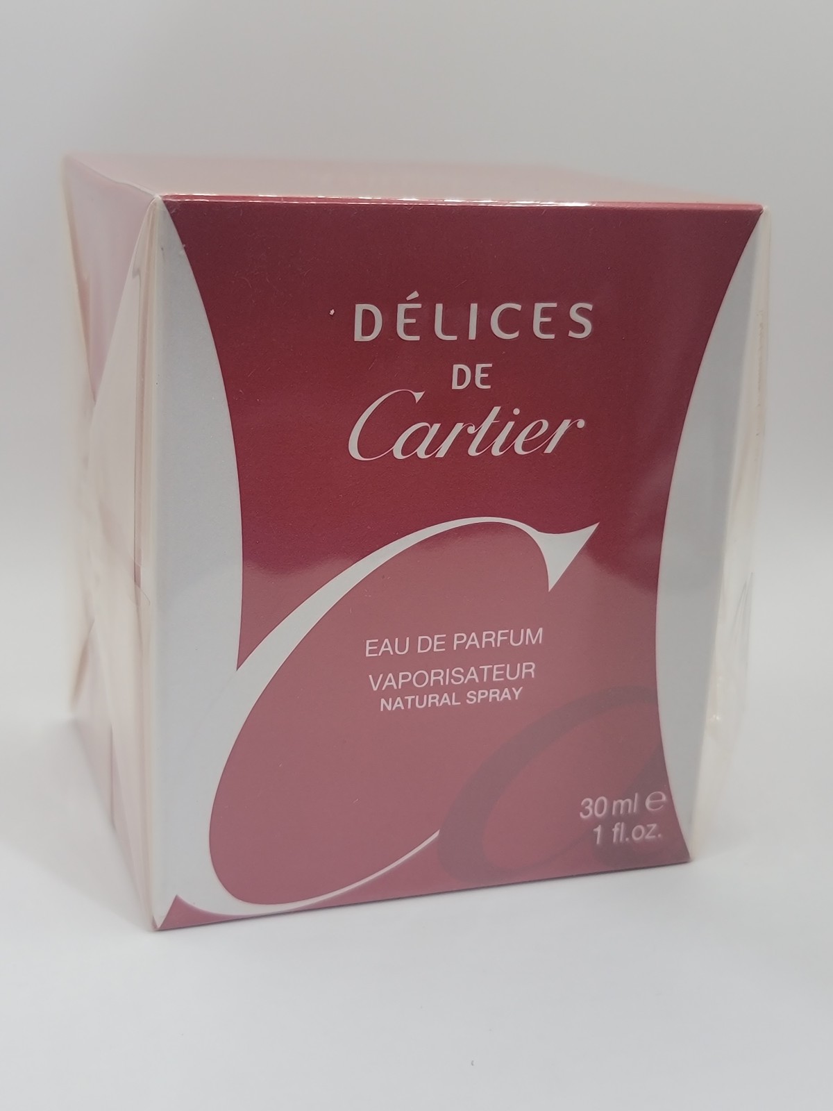 DELICES DE CARTIER 1 OZ 30 ML EAU DE PARFUM SPRAY FOR WOMEN NEW DAMAGED BOX