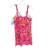 NWT SWIM SOLUTIONS Tummy Control Plus Size Bow Front Swim Dress Pink Size 16W