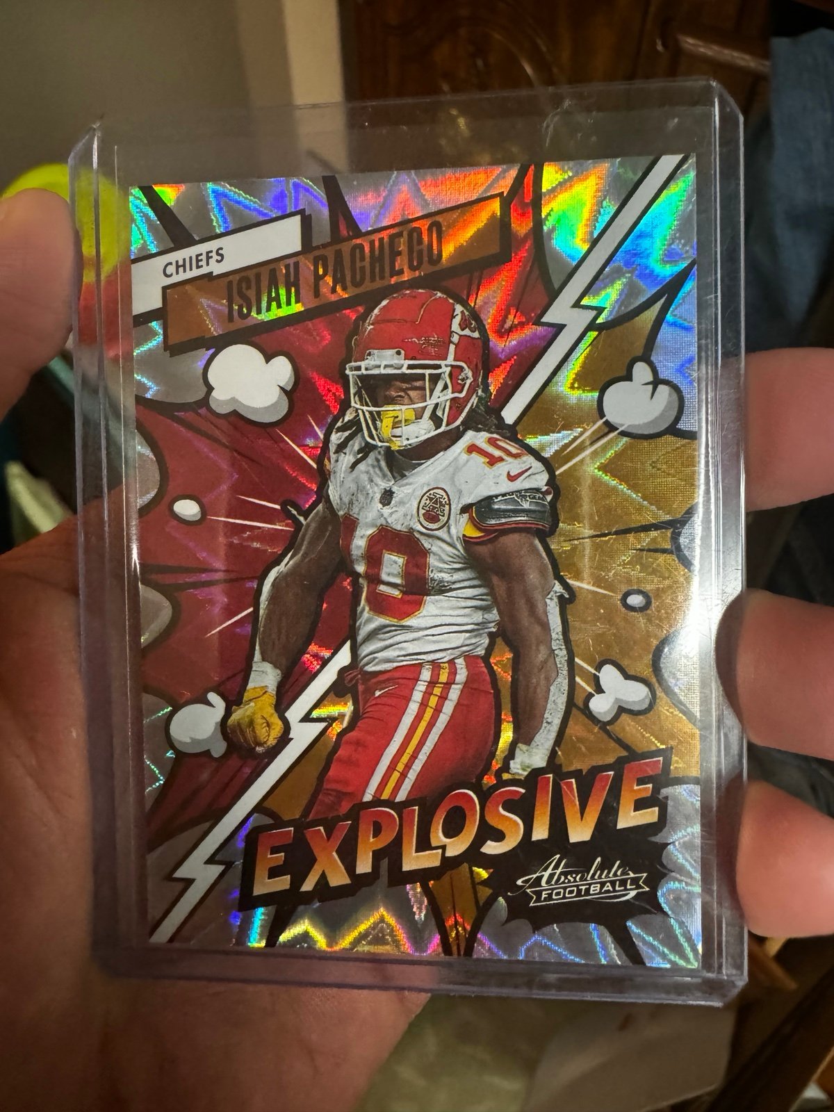 Isiah Pacheco Absolute Explosive Kansas City Chiefs Case Hit!