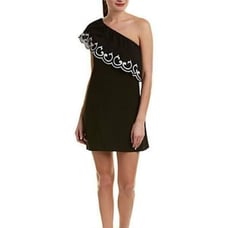 Ramy Brook Black Off Shoulder Darla Dress