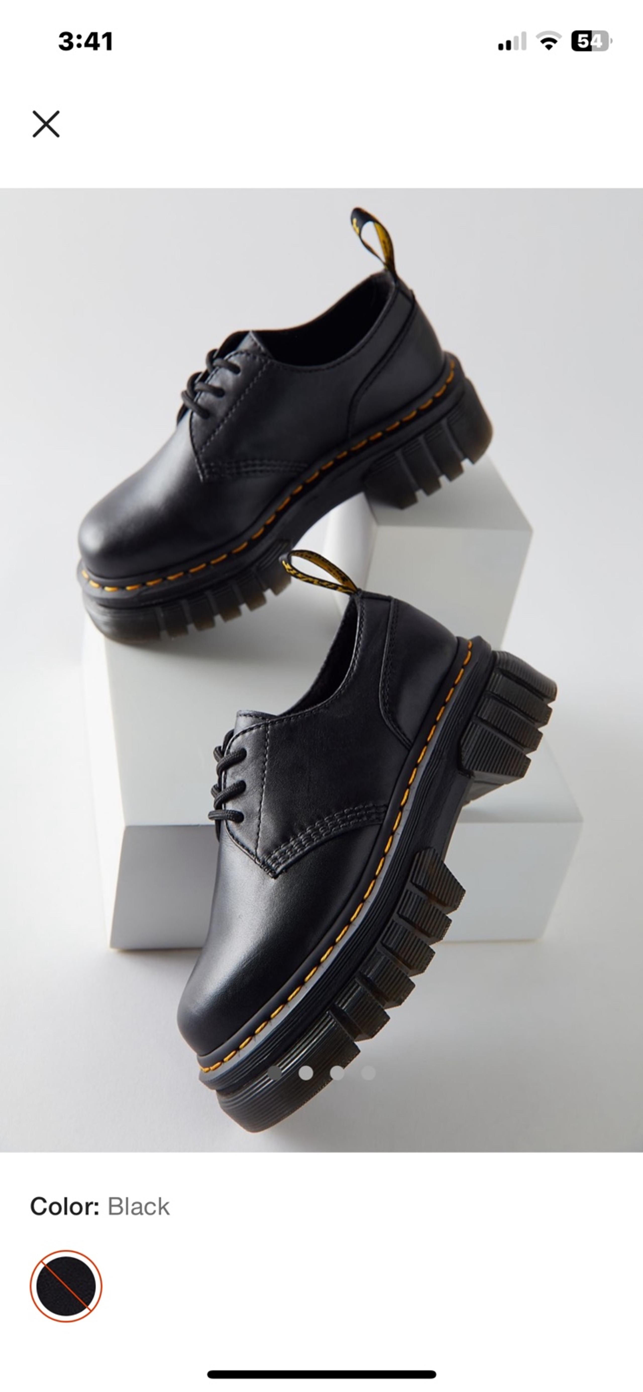 Dr Martens Audrick leather platform Oxford