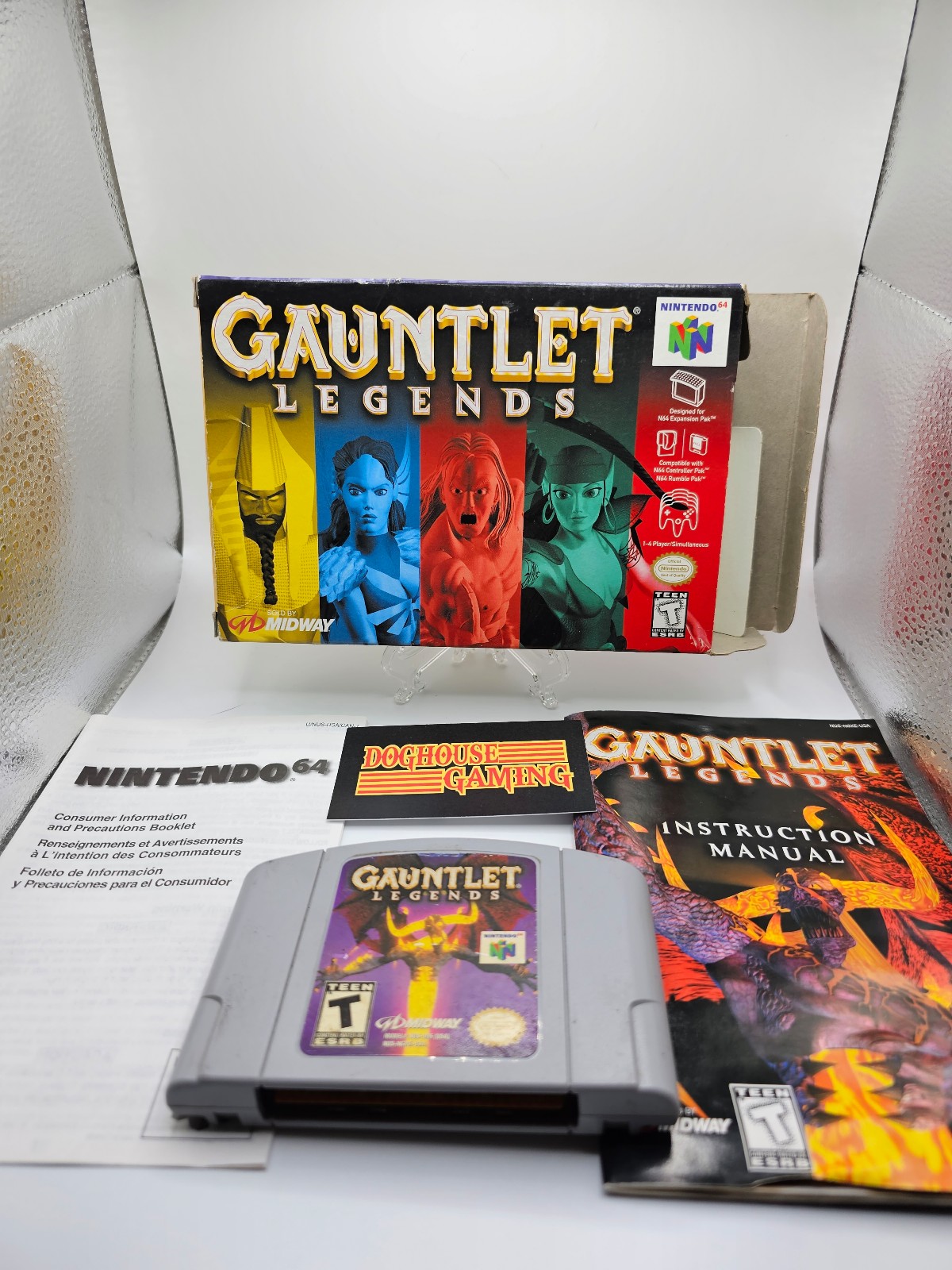 Gauntlet Legends N64 Nintendo 64 Complete