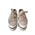 AGL blush pink platform leather lace up sneakers Sz 41 made in Italy