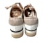 AGL blush pink platform leather lace up sneakers Sz 41 made in Italy