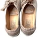 AGL blush pink platform leather lace up sneakers Sz 41 made in Italy