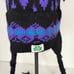 Moriarty wool hat made in Stowe Vermont vintage ski hat black blue green purple