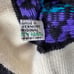 Moriarty wool hat made in Stowe Vermont vintage ski hat black blue green purple