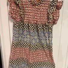 Oliphant Pintuck Ruffle Mini Dress- Sultan Black Sz Small 368