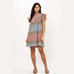 Oliphant Pintuck Ruffle Mini Dress- Sultan Black Sz Small 368